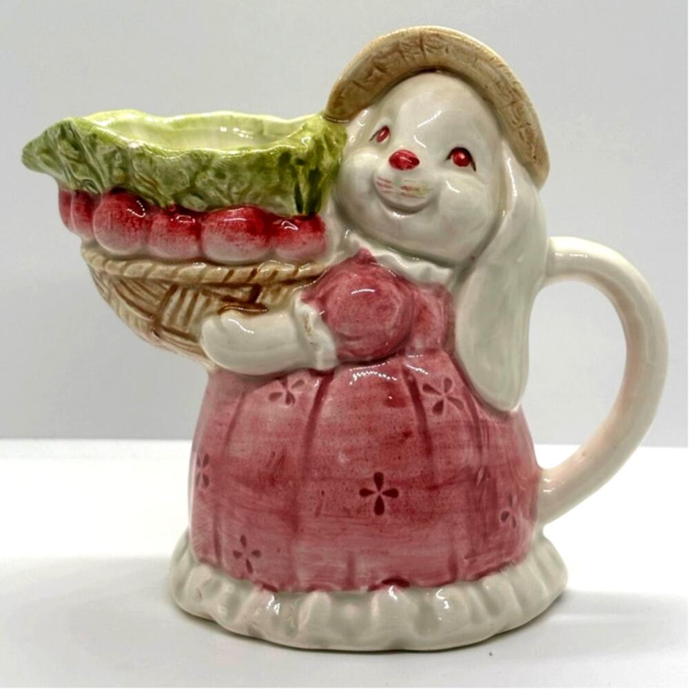 Vintage Otagiri Ceramic Bunny Rabbit Creamer, Made in Japan